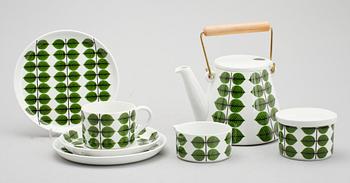 SERVISPORSLIN, 13 delar, "Berså", Stig Lindberg, Gustavsberg.