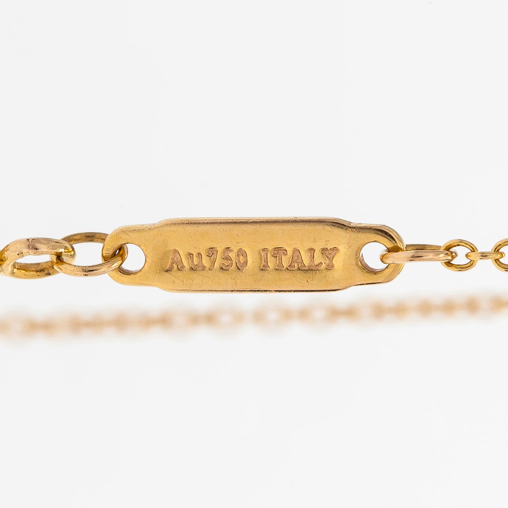Tiffany & Co, halsband, "T Smile", 18K guld.