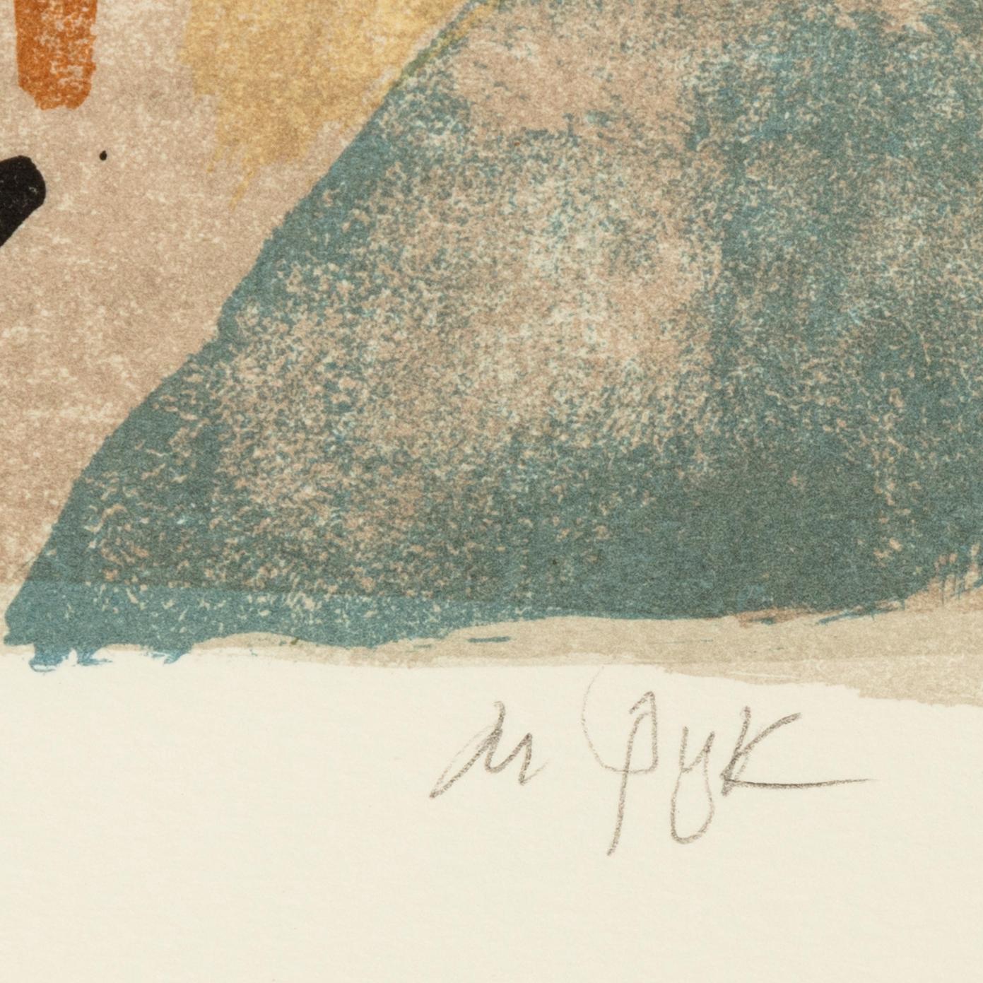Madeleine Pyk, lithograph in colours, 1994, signed 3516/5000.