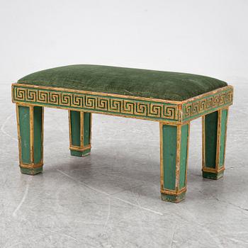 A Swedih Grace foot stool, 1920's.