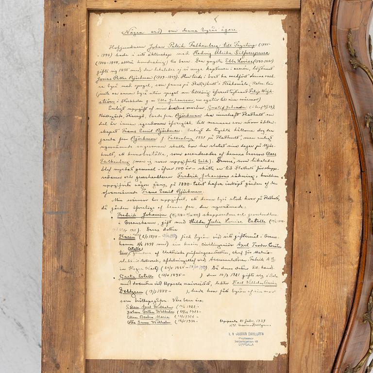 A Rococo chest of drawers, second half of the 18th Century,.