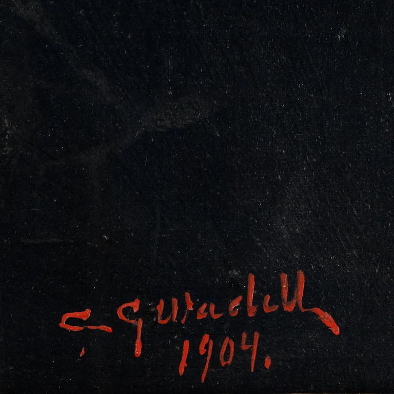 CARL GABRIEL WADELL, olja på duk, sign o dat 1904.