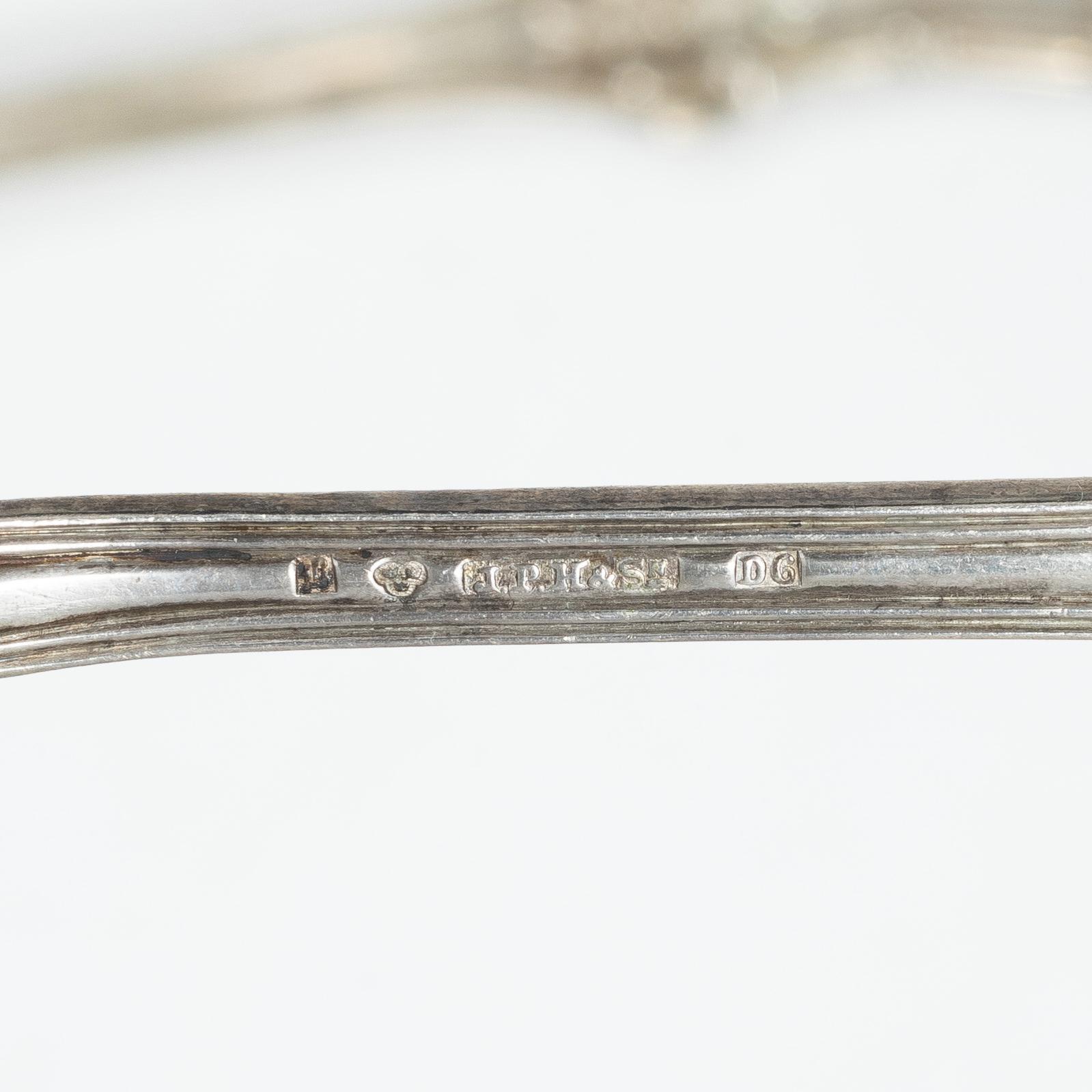 Cutlery, 8 pieces, silver, Sweden, 19th/20th century.