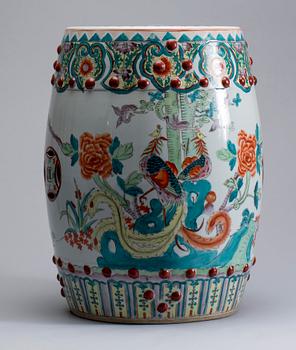 TRÄDGÅRDSPALL, porslin, Kina, 1900-tal.