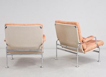 FÅTÖLJER, ett par, "Birgitta", Bruno Mathsson, Dux.