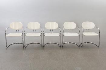 KARMSTOLAR, 5 st, 1900-talets senare del, Italien.