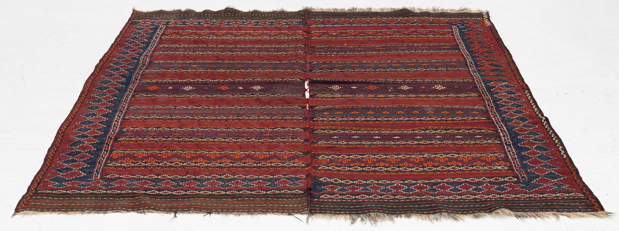 A Kashgai, rug a. 188 x 160 cm.