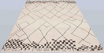 A Moroccan carpet, 263 x 167 cm.