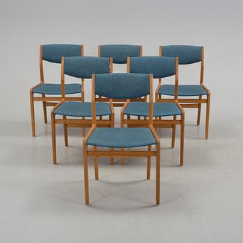 STOLAR, 6 st, J.C.A Jensen, Knud Andersen, Aarhus, Danmark, 1900-talets andra hälft.