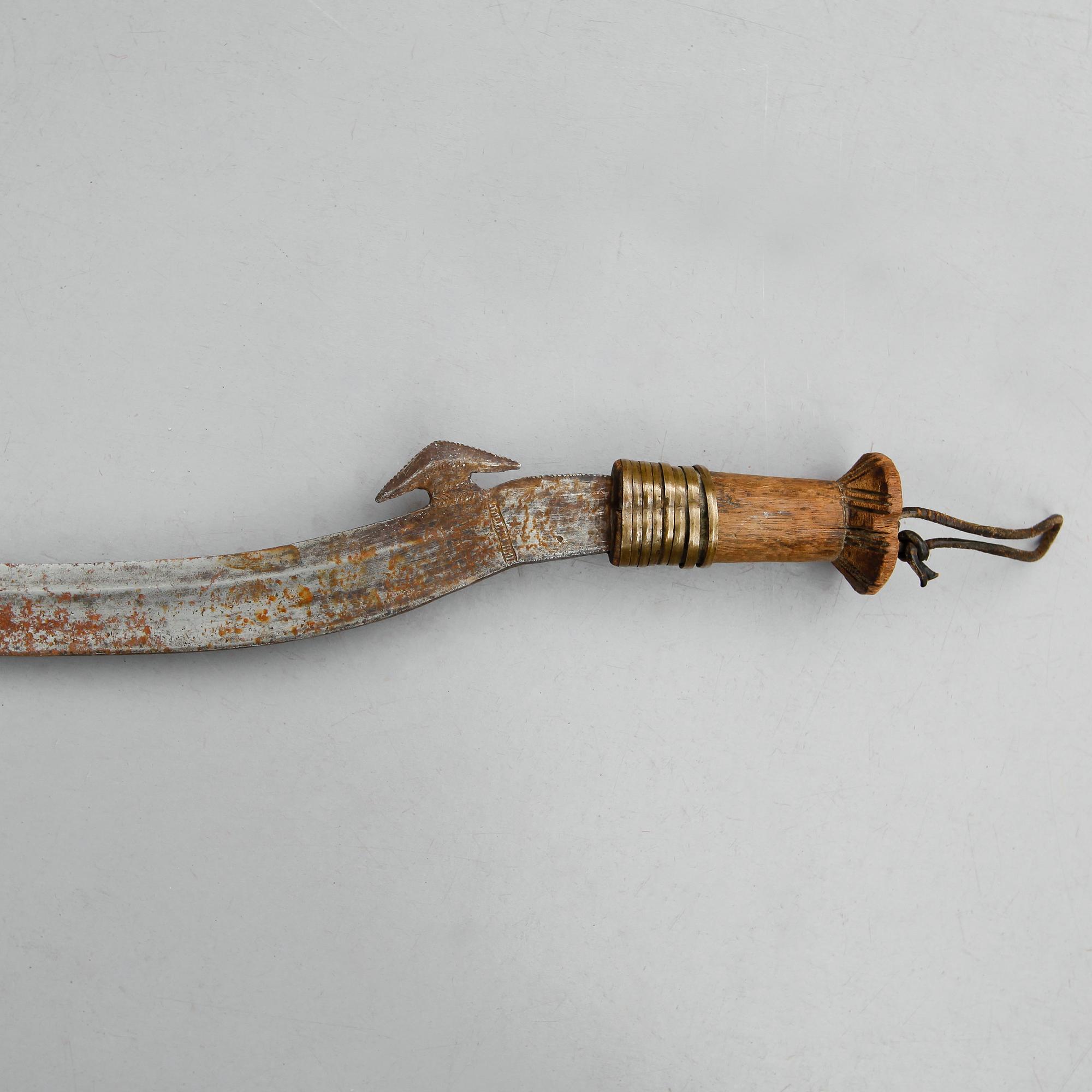 SVÄRD, möjligen Ngabandi, Kongo, 1800-/1900-tal.