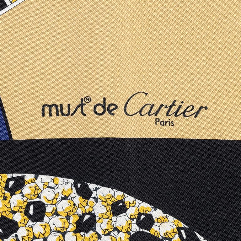 Cartier, a twill silk scarf.