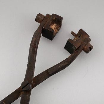 KRUTHORN, 3 st samt KULTÅNG, 1800-tal.