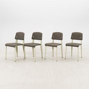 Jean Prouvé, chairs 4 pcs "Standard office" Vitra 2014.