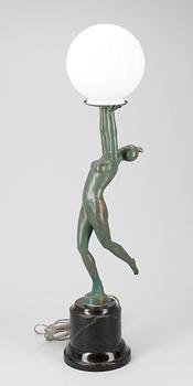 BORDSLAMPA, Art Deco, 1940-tal.