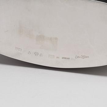 Olle Ohlsson, a sterling silver vase, Stockholm 1982.