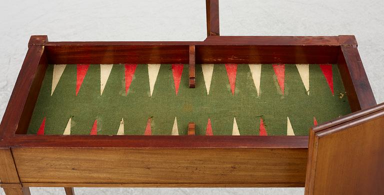 Spelbord, sengustavianskt, sent 1700-tal.