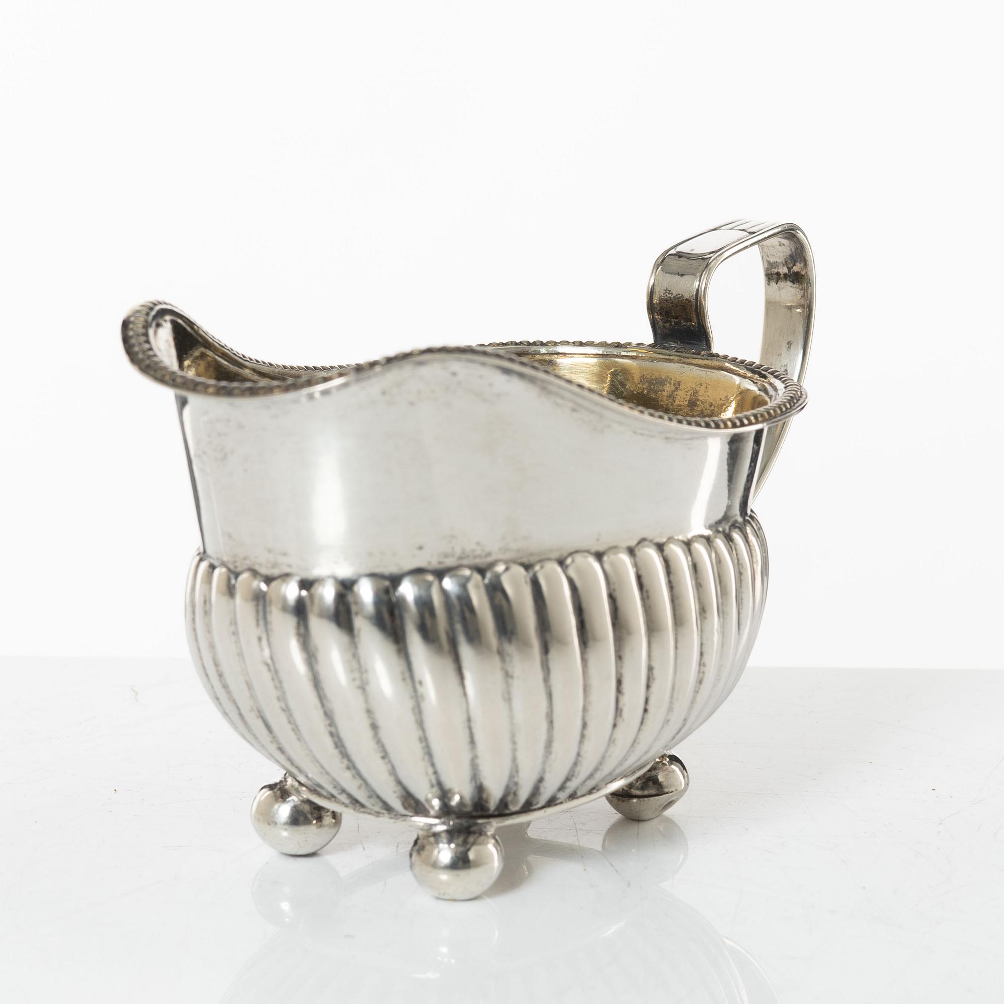 Johan Malmstedt, gräddkanna, silver, Göteborg 1815.