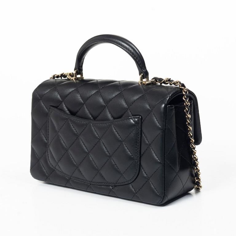 Chanel, väska, " Classic Mini Top Handle Flap Bag".