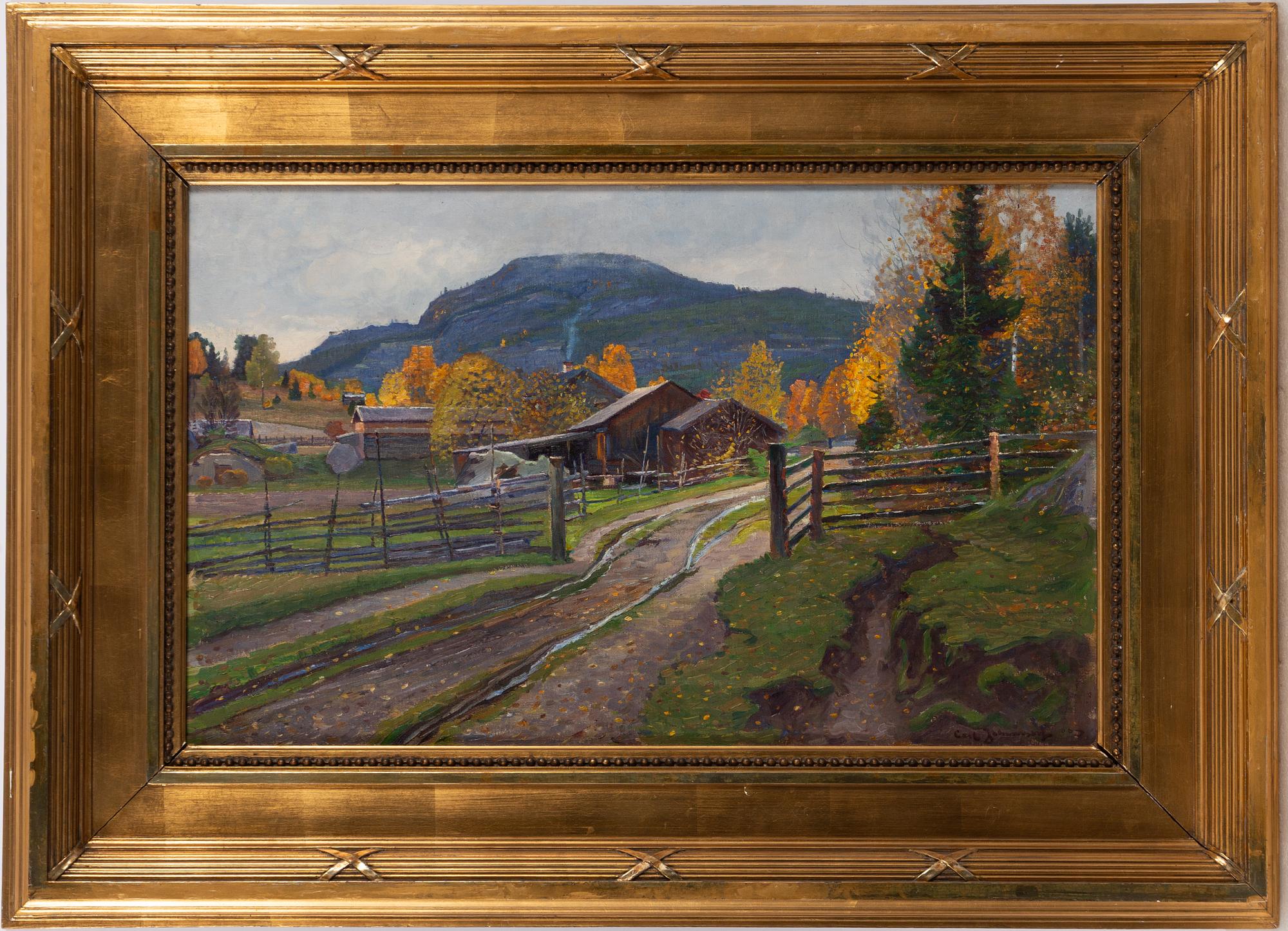 Carl Johansson, "Höstdag vid Getberget" (Medelpad).