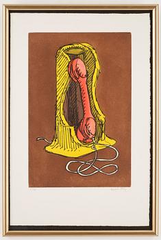 Man Ray · MAN RAY, färglitografi, signerad, numrerad 9/100.