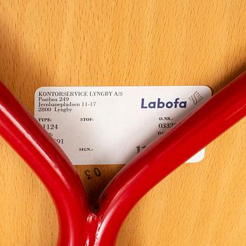 A set of eight chairs, Labofa, Denmark, late 20th century.