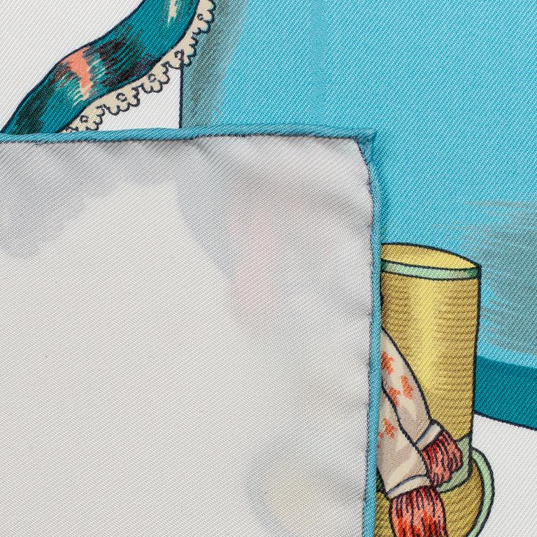 HERMÈS, scarf, 'Paris Modiste'.