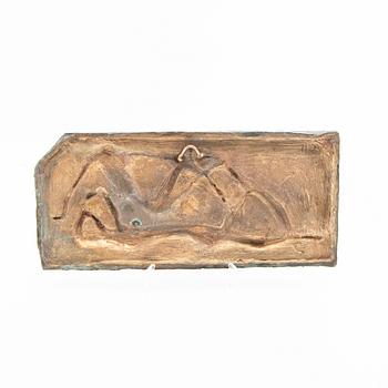 Arne Jones, relief, "Bridges of Humanity", bronze, 1947.