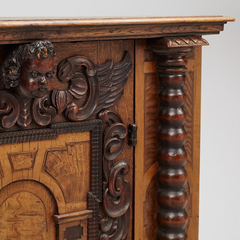 A Baroque style cabinet, 19th Century.