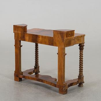 A late Empire mahogany dressing table mid 1800's.