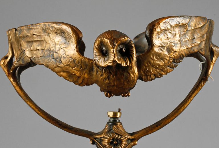 BORDSLAMPA, Loetz, Österrike omkring 1900.