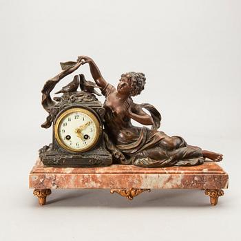 A table clock around 1900.