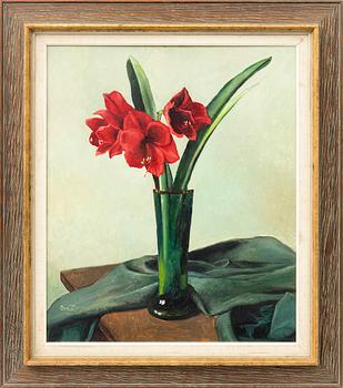 Owe Zerge, Still Life with Amaryllis.