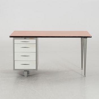 INDUSTRISKRIVBORD, metall, Kontorsmöbler Verkstads AB Lindqvist Motala.