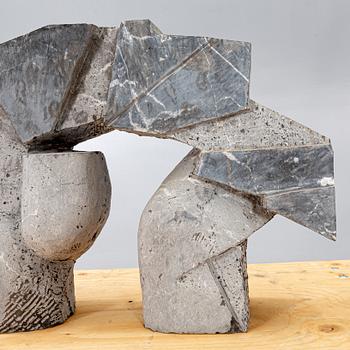 Staffan Nihlén, stone sculpture signed and dated 86.