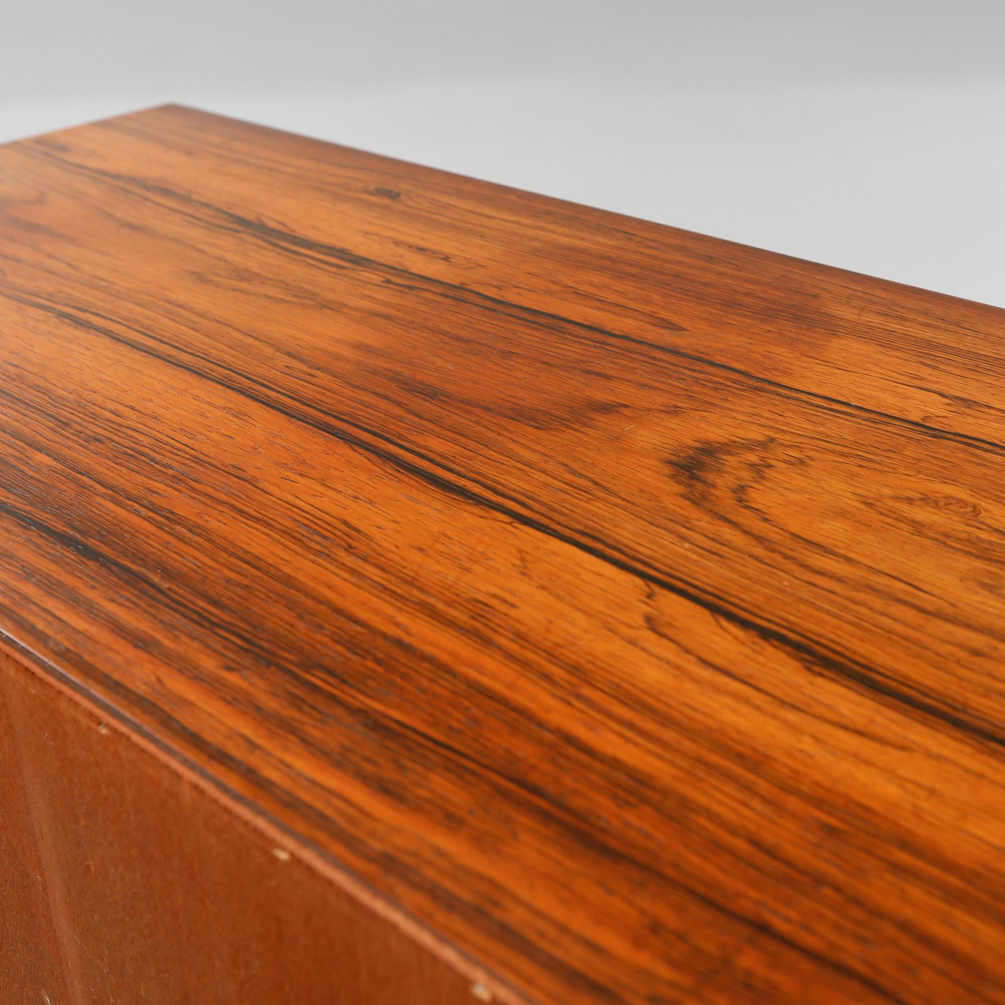 A vitrine by Svante Skogh, Seffle Möbelfabrik, second half of the 20th century. CITES-certificate.