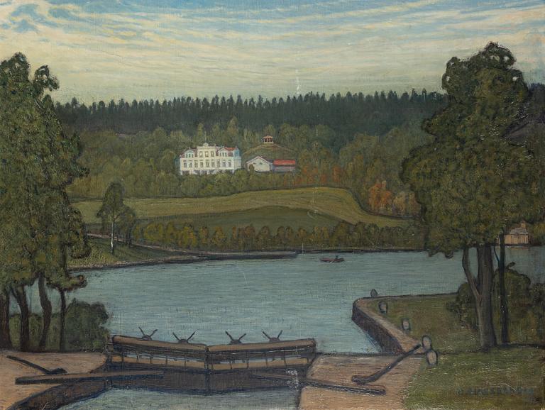 Otto Hesselbom, The Old Locks at Trollhättan.
