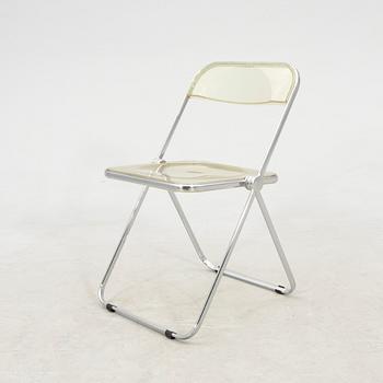 Giancarlo Piretti, fällstolar 4 st, "Plia", Castelli, formgivna 1967.