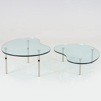 ENZO MARI, soffbord, 2 st, "Ambo", Zanotta, Italien.