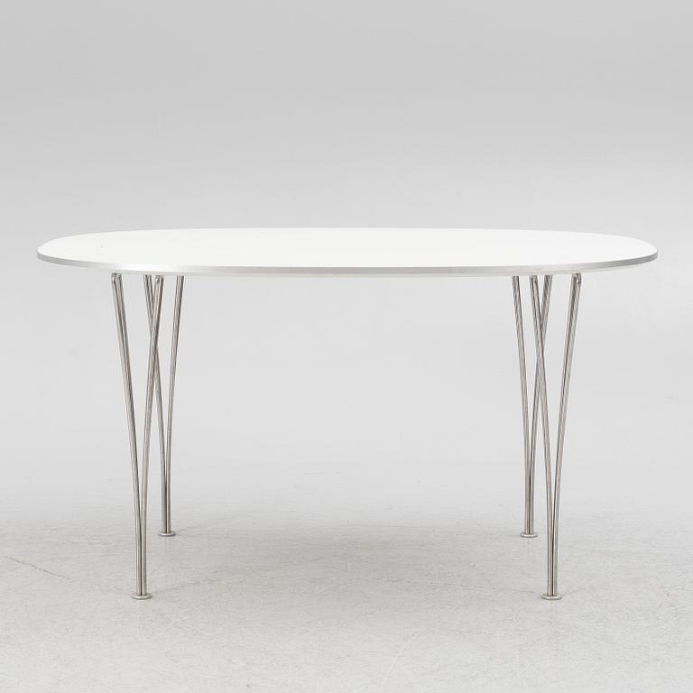 Bruno Mathsson & Piet Hein, a dining table, 'Superellipse', Fritz Hansen, Denmark, 2015.