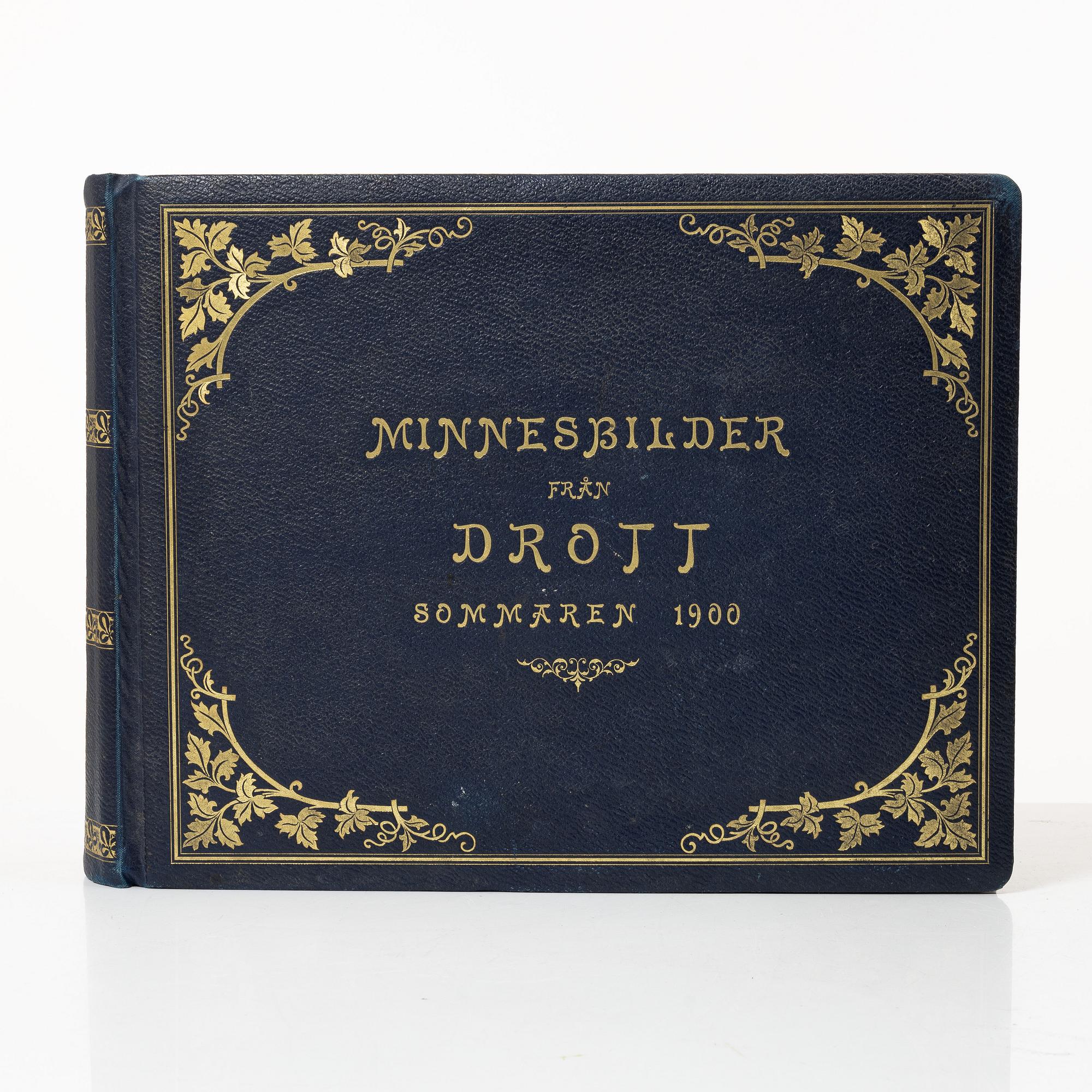 Fest och vardag på Oscar II:s Drott, 1900.