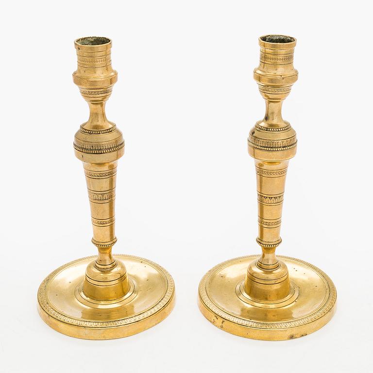 Ljusstakar,ett par Frankrike 1800-talets slut.