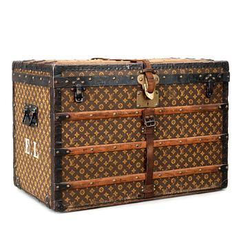 241. LOUIS VUITTON, monogram trunk, around 1900.