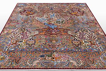 A carpet, Kashmar, ca 393 x 303 cm.