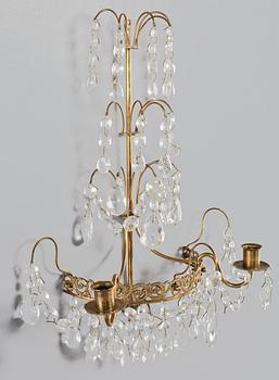 LAMPETTER, ett par, gustaviansk stil, 1900-talets mitt.