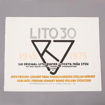 Five litographs in colours, "Lito 30 1945 1975", numbered 166/350.