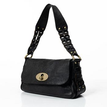 Mulberry, a leather bag.