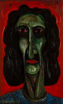 PAAVO SARELLI, oil on board, signed and dated -73.