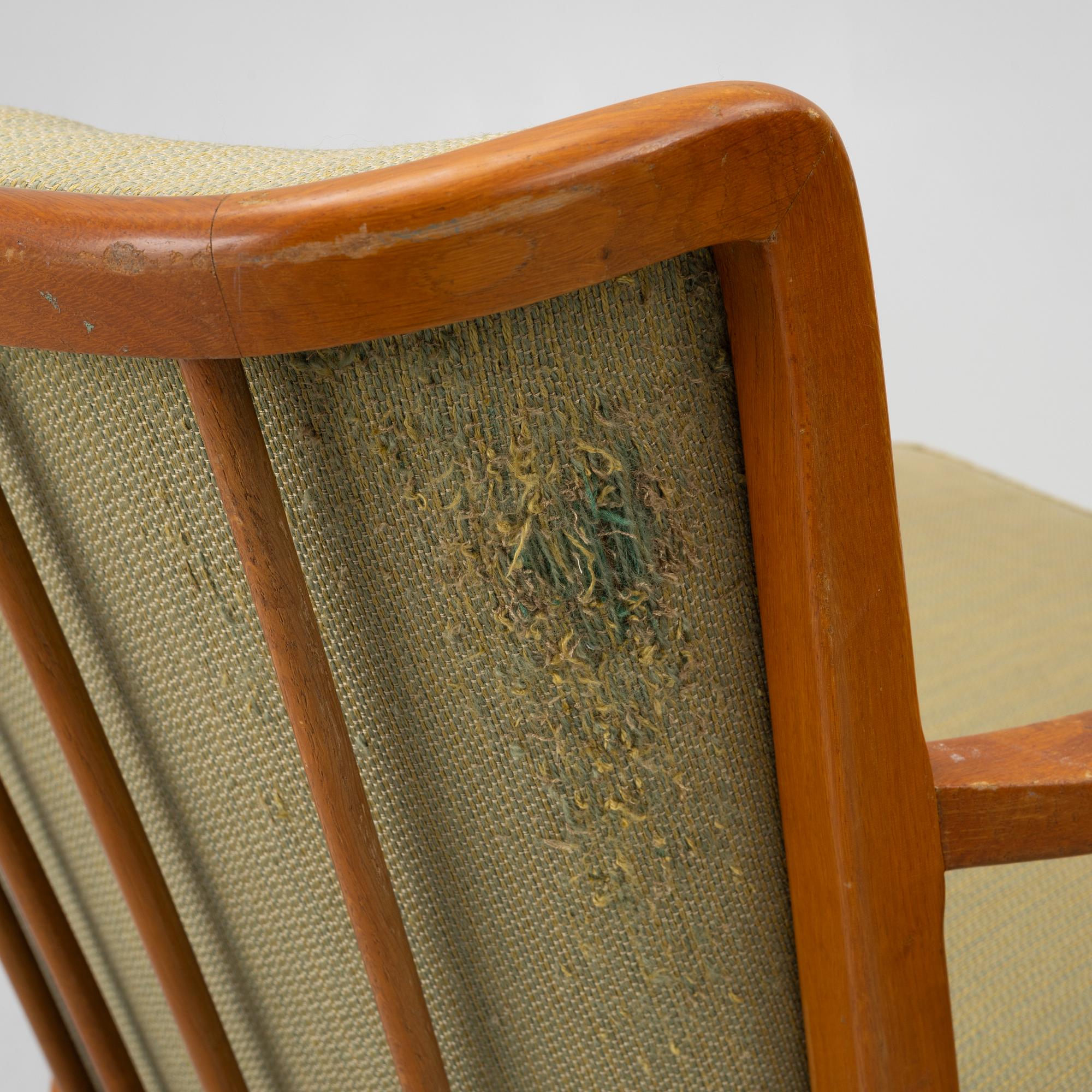 Otto Schulz, a pair of armchairs, Boet, Gothenburg, 1930's/40's.