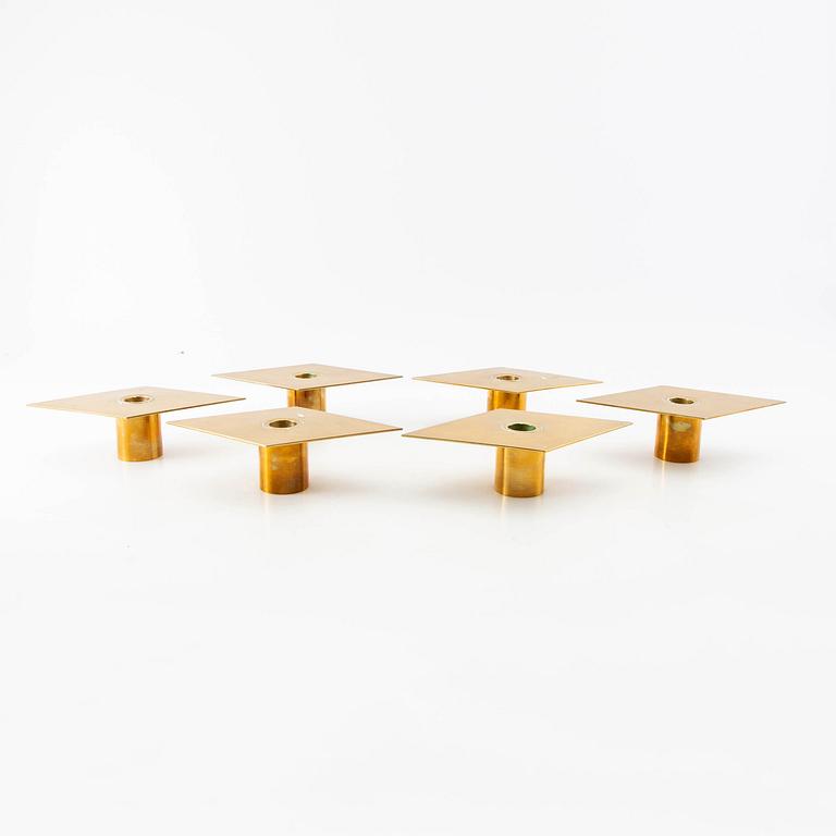 Sigurd Persson, candlesticks, 6 pieces.