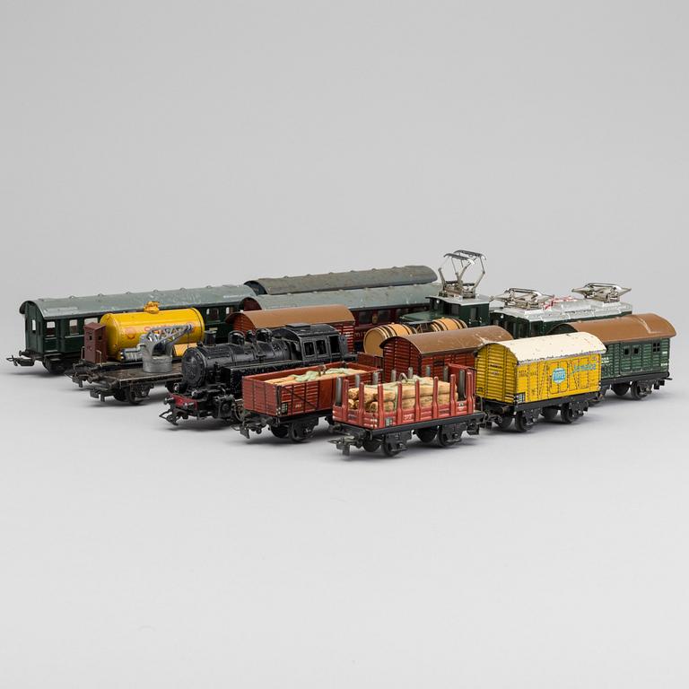 MÄRKLIN, SAMLING LOK OCH VAGNAR, 1940-50-tal.